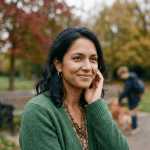 Indian mother portrait face